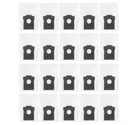 HEIBTENY Lot de 20 sacs à poussière compatibles avec les aspirateurs Dreame X30 L50 L30s Ultra - Grande capacité de 3,3 l - Non tissés - Pour une filtration efficace