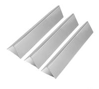 HEIBTENY Lot de 3 boucliers thermiques en acier inoxydable pour barbecue à gaz Weber Spirit Series 200 de rechange pour barres aromatisantes modèles 7635 I II 2013-2017 1525 x 35 x 25