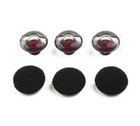 HEIBTENY Lot de 3 embouts de rechange pour casques Plantronics pour casque VOYAGER 5200 5220, bouchons d'oreille en mousse de silicone souple, isolation phonique, pour la course à pied, la gym, le
