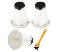 HEIBTENY Lot de 3 filtres de rechange réutilisables et lavables pour aspirateur Einhell TE-SV 18 Li avec brosse, accessoires pour système de nettoyage de l'air domestique