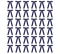 HEIBTENY Lot de 36 nœuds en ruban de velours pré-noués avec nœud torsadé pour sapin de Noël, couronne de Noël, fête de mariage, décoration de vacances, bleu foncé (nœud bleu foncé)