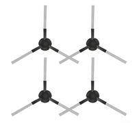 HEIBTENY Lot de 4 brosses latérales de rechange pour Xiaomi MIJIA B116 X20 Plus, poils coudés en nylon, pour nettoyage des coins profonds, installation facile à pousser, lot de 4, 6, 8 en plastique
