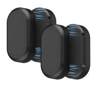 HEIBTENY Lot de 4 coques magnétiques étanches en silicone pour Samsung Smart Tag2, résistant aux chocs et à la poussière, support magnétique puissant, dos léger, suivi de voyage en plein air