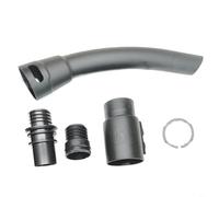 HEIBTENY Lot de 4 poignées de raccord de tuyau d'aspiration pour Karcher WD1 WD2 WD4/WD5 WD6, adaptateur de tube d'aspiration de 35 mm de diamètre avec poignée ergonomique antidérapante, noir
