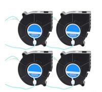 HEIBTENY Lot de 4 souffleurs d'air de rechange sans balais 12 V CC silencieux, pour décoration de jardin gonflable, pour les vacances de Noël et la pelouse