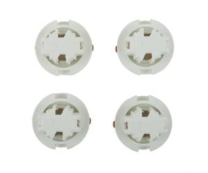 HEIBTENY Lot de 4 supports de douille d'ampoule de feu arrière pour BMW Série 7 E23, E32, E38, E65, E66, E67, F01, F02, F03, F04, G11, G12, X3 E83, F25, X5 E53, E70, F15, F85 1997 -2016