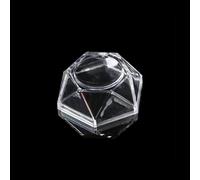 HEIBTENY Lot de 5 bases en acrylique pour boule de cristal - Base de présentation minérale - Pour œuf d'autruche