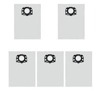 HEIBTENY Lot de 5 sacs filtrants compatibles avec aspirateurs MV4 MV5 MV6 WD3 WD4 WD5 WD6 P - 43 x 53 cm - Collecteur de poussière de rechange pour nettoyage domestique