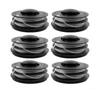 HEIBTENY Lot de 6 bobines de fil en nylon de qualité supérieure pour débroussailleuse Einhell-GC-ET 4530, 1,4 mm de diamètre, 10 m chacune, bobine de coupe automatique
