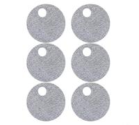 HEIBTENY Lot de 6 filtres de brûleur de frittage de 33 mm, disque filtrant en fer chromé et aluminium compatible avec chauffage de stationnement 2000ST, résistant aux hautes températures