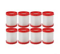 HEIBTENY Lot de 8 filtres HEPA lavables pour aspirateur Bosch VF320H 18 V 9 litres, compatible avec GAS18V-3 et GAS18V-10L, capture 99,97 % de la poussière pour un air plus propre