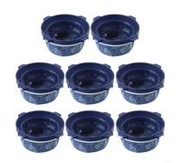HEIBTENY Lot de 8 filtres lavables pour aspirateurs Samsung Jet 75, Jet 90, Jet 75+, Jet 60 autocollants VS9000RL, filtres à air à particules fines, DJ97-02649A
