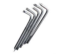 HEIBTENY Lot de 9 tournevis en forme de L 45 en acier de forme spéciale en forme de croix triangulaire U Y PH0 PH1 PH2 pour garde-boue de voiture espace étroit Kit d'outils à main compacts (L forme