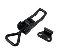 HEIBTENY M6 Vis moletée à tête cinq étoiles, pour machines-outils industrielles, bouton de serrage avec construction en plastique et métal, serrage manuel facile, noir argenté, 25 x 6 x 15-50 mm