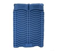 HEIBTENY Matelas gonflable d'extérieur 200 x 140 x 6 cm, se gonfle en 20 secondes, ne pèse que 1500 g, empêche les fuites, avec 4 rustines de réparation, un sac de rangement, pour la randonnée et le