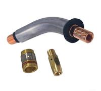 HEIBTENY MIG Torche de soudage col de cygne avec diffuseur pour Miller M25 M-25 pour Millermatic 200 210 212 250 250X 251 252, kit d'assemblage de tube conducteur à col de cygne à 45°