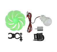 HEIBTENY Mini moteur d'éolienne avec lame pour projets d'énergie renouvelable, petit générateur CC pour expériences scientifiques éducatives et alimentation alternative