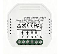 HEIBTENY Module de commutateur intelligent WiFi variateur de lumière, télécommande pour Alexa pour Tuya.