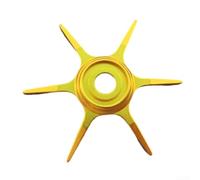 HEIBTENY Moulinet de pêche en alliage d'aluminium CNC avec structure à ressort pour DAIWA Tatula 300/400 Saltist PE 23, moulinet de pêche pour réparation ou (or clair)