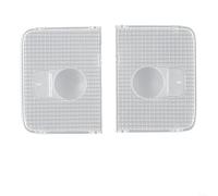 HEIBTENY Paire de couvertures de lampe de lecture pour toit intérieur pour Altima 2004-2007 pour T31 pour Rogue 2008-2013 G35 FX45 QX50 QX70 lentille de lampe en plastique blanc 26442-AL500