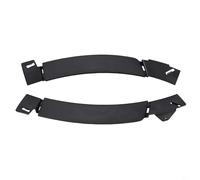 HEIBTENY Paire de garnitures de guidage d'air avant compatibles avec W177 2018-2022 - Noir ABS - Déflecteurs d'air gauche et droit - A1778857203 A1778857303