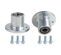 HEIBTENY Paire de moyeux de roue avant 17 mm à 3 goujons pour ATV UTV Go Kart Buggy pour quad cyclomoteur Drift Tricycle pour chariot de golf 4 roues DIY Remplacement en alliage d'acier trempé