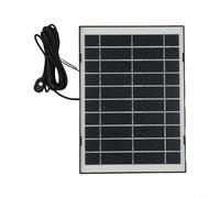 HEIBTENY Panneau de charge solaire 10 W compatible avec projecteur Pro 4, Ultra 2, Pro 3, Ultra, Pro 5S et Pro 3, en silicone monocristallin IP65, chargeur étanche avec support réglable à 360° (noir)