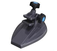 HEIBTENY Pince de support pour micromètre, support en fonte avec double boulons de fixation pour un réglage flexible de la position, coussinets épais isolent l'humidité dans l'humidité élevée en sel