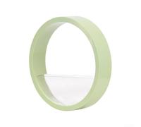 HEIBTENY Pot à suspendre pour plantes grasses avec trous de drainage, pot de fleurs mural en plastique pour intérieur et extérieur, récipient de jardin vertical léger pour remorquer (vert clair)