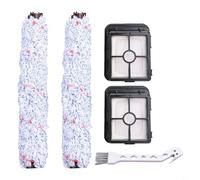 HEIBTENY Pour aspirateurs Bissell Wet Dry modèles 1713Z 1868 1785 Series Brosse et 1866 filtres Set avec 2 brosses et 2 filtres + outil de nettoyage