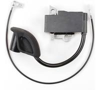 HEIBTENY Pour assemblage de bobine d'allumage avec fil pour débroussailleuse FS100R FS110R KM100R, composant compatible pour carburateur 4180 1302 A