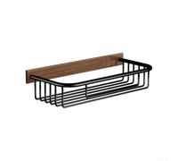 HEIBTENY pour étagère Murale Salle de Bain Perçage 20x13cm pour étagère | Acier pour robuste, résistant rouille, fixation pour facile, pour gel douche shampoing éponge