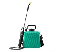 HEIBTENY Pulvérisateur de jardin à piles de 5 L, pulvérisateur électrique rechargeable par USB avec 3 types de buses, baguette rétractable et sangle réglable pour l'entretien du jardin, de la cour, de