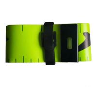 HEIBTENY Règle de mesure imperméable double face en PVC 4 m avec ruban métrique et impérial pour grand écran d'impression pour un enregistrement précis de la longueur