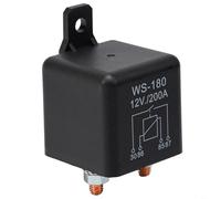 HEIBTENY Relais isolateur de batterie double 12 V 200 A 4 broches marche/arrêt scellé haute capacité pour unité de contrôle de voiture, camion, véhicule automobile