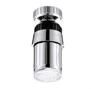 HEIBTENY Robinet de cuisine LED à détection de température M22/M24, alimenté par l'eau, sans pile, 3 couleurs changeantes, pivotant à 360°, installation facile sans outil