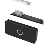 HEIBTENY Serrure intelligente à empreintes digitales pour tiroir, coffre-fort biométrique avec reconnaissance rapide de 0,5 s, serrure électronique étanche IP65, rechargeable par USB, stocke 20