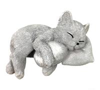 HEIBTENY Statue Chien Mémorial Résine Gris 12cm Décoration Jardin | RÃ©sine , finition gris Ã©lÃ©gant, taille 12cm, pour idÃ©al jardin intÃ©rieur, pour hommage animal cher