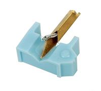 HEIBTENY Stylet de rechange pour SHURE N44C M44C M80E AP76 105 M44E M55E N55, bleu ABS pour tourne-disque, design compact, 4 x 3 x 3 cm, lecture audio améliorée