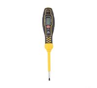 HEIBTENY Stylo voltmètre numérique B19/B18, avec rétroéclairage LCD NCV Détection AC 11 V-450 V Live Neutral Line Identification Buzzer, pour test de circuit électrique (B19-jaune)