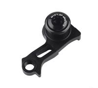 HEIBTENY Support de dérailleur arrière de vélo pour UDH M12xP10/15/175 CNC en alliage d'aluminium 49 mm Espacement des trous compatible avec Trek pour cadres SRAM Noir (pour M12 x P 1,5)