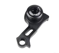 HEIBTENY Support de dérailleur arrière de vélo pour UDH M12xP10/15/175 CNC en alliage d'aluminium 49 mm Espacement des trous compatible avec Trek pour cadres SRAM Noir (pour M12 x P1,75)