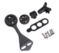 HEIBTENY Support de guidon d'ordinateur en fibre de carbone pour Garmin F12 F la plupart des caméras Cateye Blackbird 25 mm de diamètre
