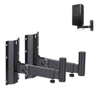 HEIBTENY Support de haut-parleur avec extension rétractable et rotation à 180 degrés, conçu pour maintenir des haut-parleurs jusqu'à 35 kg en toute sécurité sur des surfaces solides, y compris la