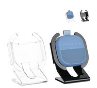 HEIBTENY Support de haut-parleur en acrylique pour Bose pour SoundLink For-Micro (2e génération) - Support de table transparent/noir avec base antidérapante, support d'affichage de bureau élégant et