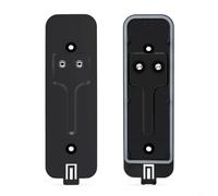 HEIBTENY Support de montage pour panneau arrière de sonnette vidéo - Noir - Plaque de base de rechange avec accessoires d'installation - Compatible avec les sonnettes vidéo standard pour la maison