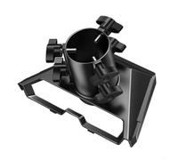 HEIBTENY Support de montage pour Starlink pour Gen 3, adaptateur de tuyau de poteau de 30 à 52 mm avec manchon profond et fixation à 6 vis, alliage d'aluminium pour une utilisation en extérieur par