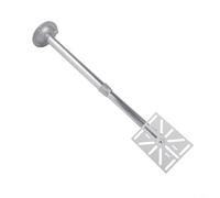 HEIBTENY Support de suspension vertical télescopique en alliage d'aluminium 20-80 cm pour caméra dôme PTZ avec base ronde stable pour fixation au plafond ou au mur en intérieur (40-80 cm)