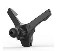 HEIBTENY Support de téléphone à clip pour grille d'aération de voiture avec crochet métallique, support magnétique à tête sphérique pour téléphones portables, crochet en métal réglable de 10,5 à 38 mm