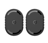 HEIBTENY Support étanche pour PC, pour Xiaomi Tag, étui compact pour vélo et voiture, support extérieur avec installation facile, noir, 5,6 x 3,9 x 0,94 cm (2 pièces)